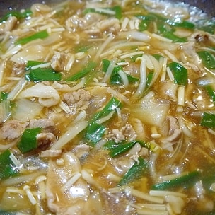 豚バラもやし鍋