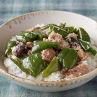 「きょうの料理ビギナーズ」さば缶とピーマンのみそ炒め