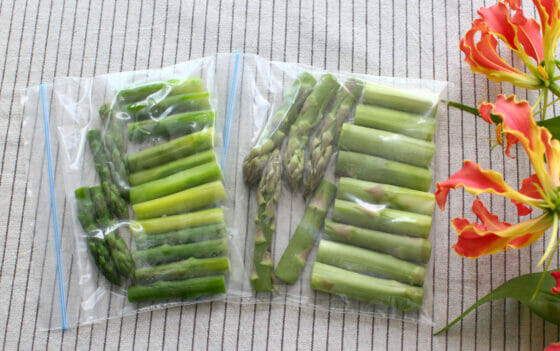 写真で解説 アスパラガスをおいしく長持ちさせる保存方法とは？冷凍もOKクラシル