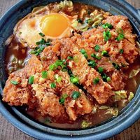 残ったカツで、つゆだくカツ煮