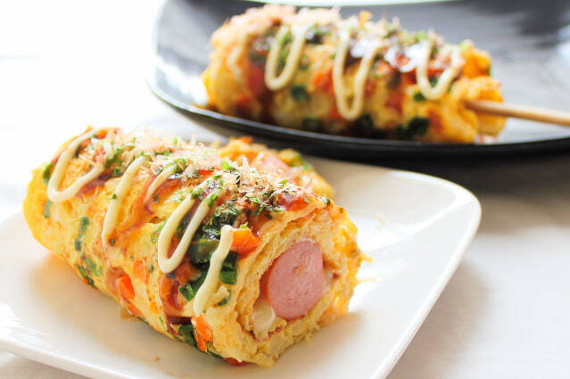 もやしと豆腐の韓国風お好み焼き