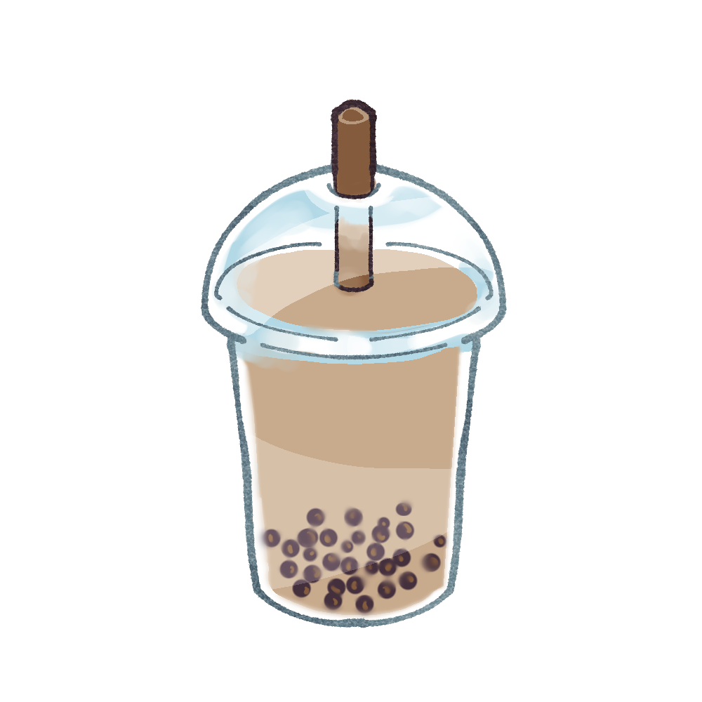 イラスト素材：タピオカドリンク ガーリー かわいいのイラスト素材58065570- PIXTA