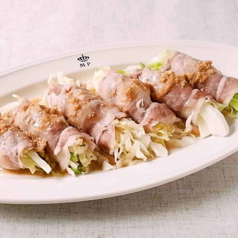 さっぱりジューシー！ 春キャベツの豚バラ巻き