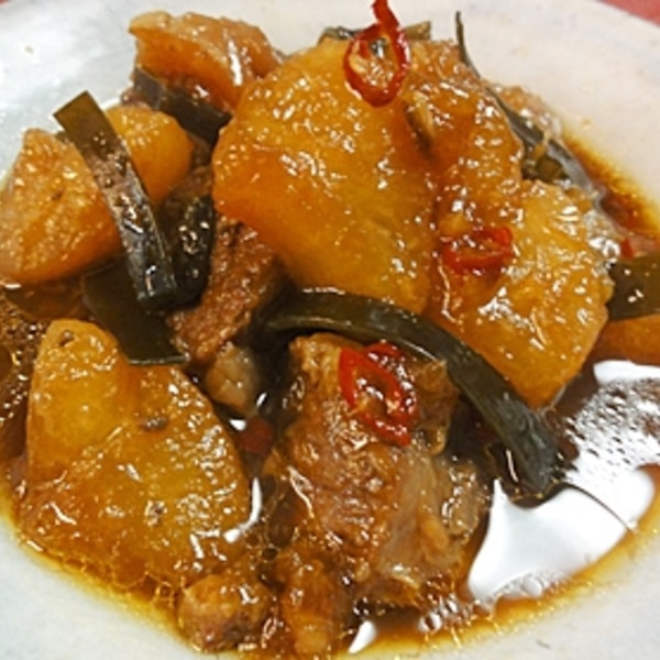 牛肉とアスパラの和風スパゲティ