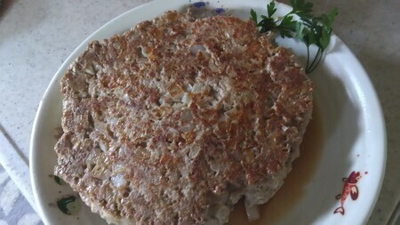 フライパンまるごと 巨大ハンバーグ レシピ・作り方 by うろちょろ - 楽天レシピ