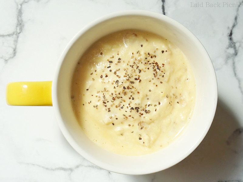 オートミールレシピ 5分で完成‼︎めちゃウマ♡豆乳カルボナーラリゾット