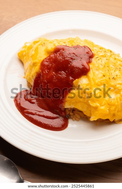 オムライスのイラスト無料のフリー素材 イラストエイト