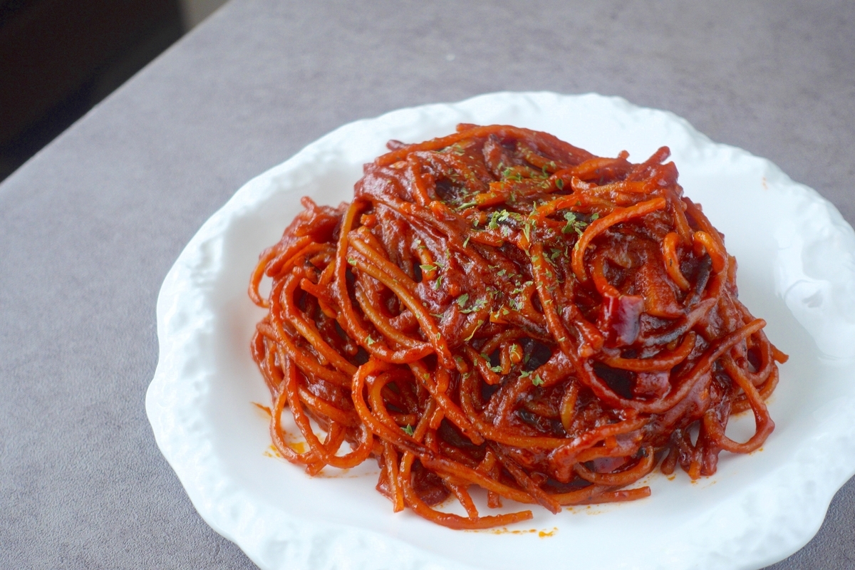 暗殺者のパスタ風は簡単に作れて豚肉を入れても美味しい！ - 魚料理と簡単レシピ