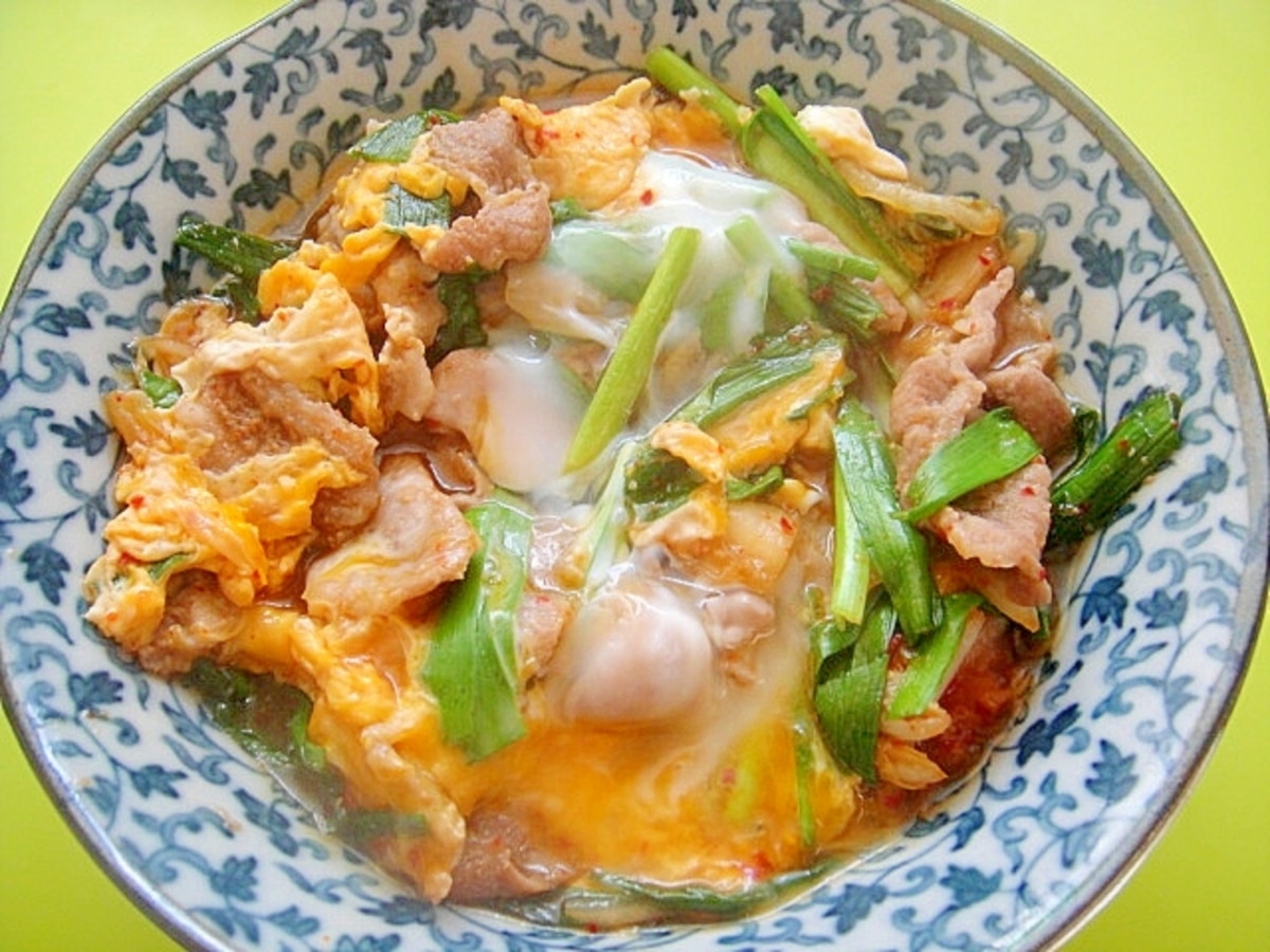 10 03 26 豚肉とキムチの卵とじ丼キムチレシピ