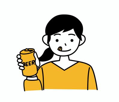 ビール 缶3種とグラス の無料フリーイラスト咲くっとイラスト さくっといらすと