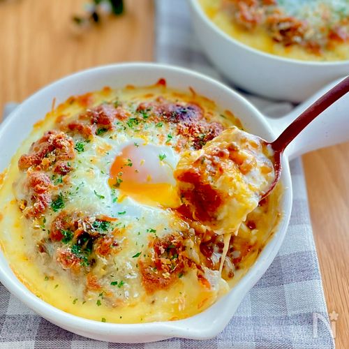 レトルトキーマカレーを使った、簡単カレードリア