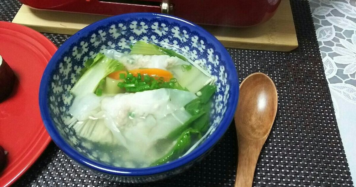 絶品らーめんつゆで！プリプリエビワンタン鍋 みきママ - YouTube