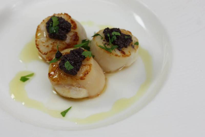 ホタテのガーリックソテー 副菜