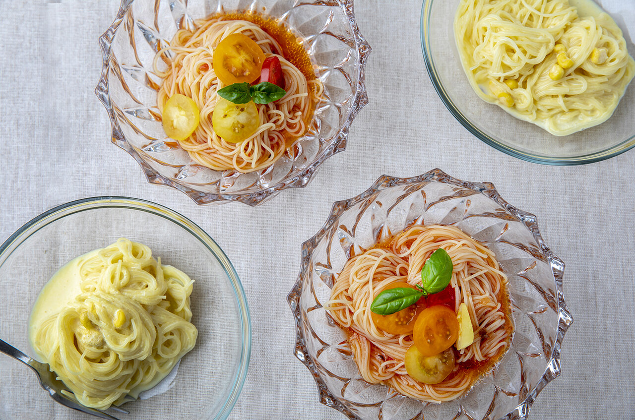 インスタントスープで簡単スープパスタ