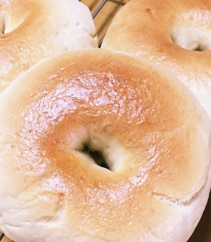 おうちで出来る‼︎もちふわベーグル HB使用