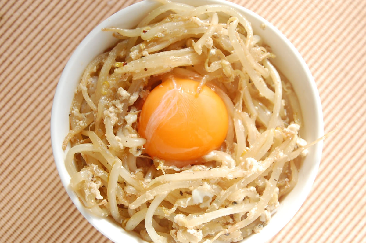 豚もやしのうまだれ蒸し包丁不要放置で完成