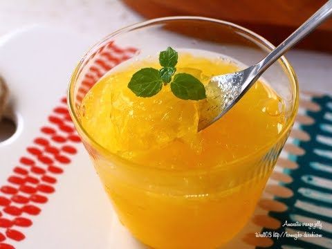 果肉ぎっしり甘夏ゼリー🍊レシピ付き小麦粉だいすき