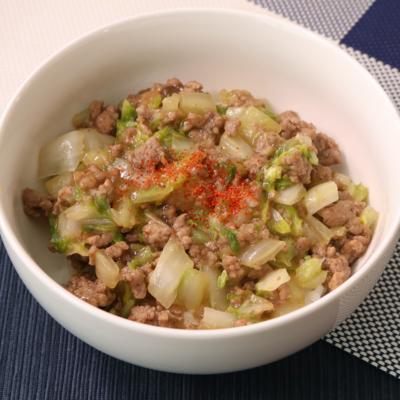 豚ばら白菜の中華丼 10分でガッツリあんかけ丼