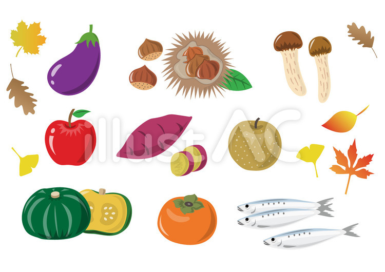 食べ物・果物・秋 ぶどうのかわいいフリーイラストフタバのフリーイラスト