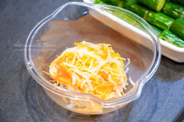 オイキムチのイカ和え