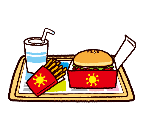 ハンバーガーのイラストイラスト - No: 1781164無料イラスト・フリー素材なら「イラストAC」