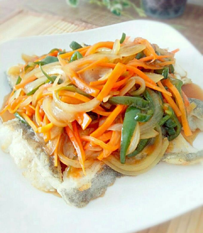 たらの甘酢あんかけ 「Cook Do®」酢豚用病院・介護施設向けレシピ大百科PRO味の素KK業務用商品サイト