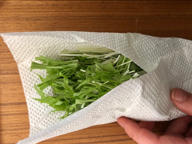 サラダ菜の保存保存