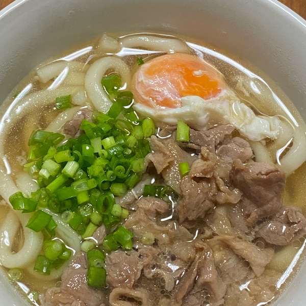 絶品♡わが家の肉うどん 甘辛お肉とおつゆの相性ばっちり
