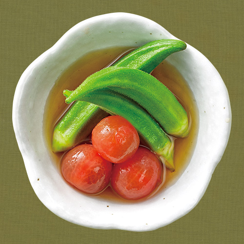 オクラ白だしおひたし