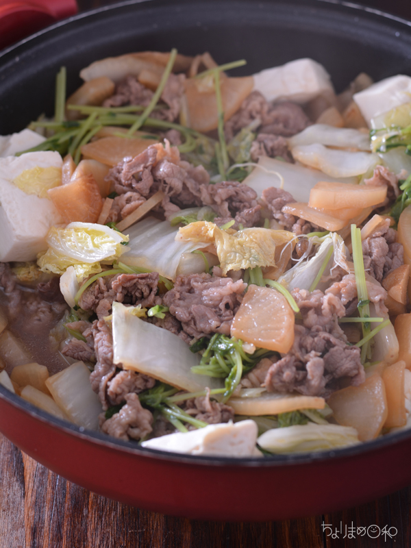 豚ばら肉と白菜の重ね鍋