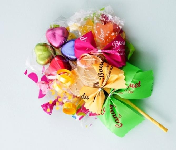 簡単駄菓子ラッピング！バレンタインホワイトデーお返しにも！作り方 - コドモアイ