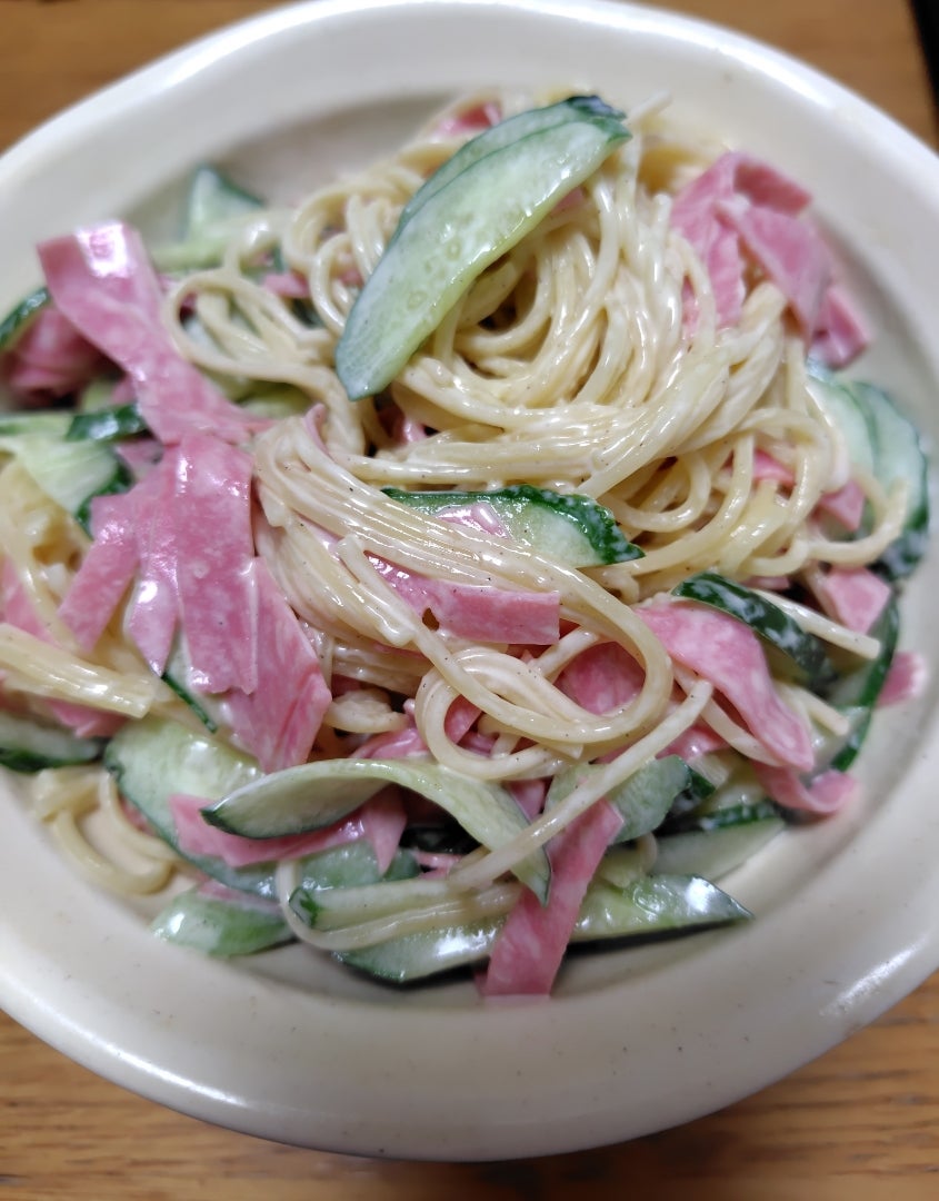 作り置きしても水っぽくならない さっぱりまろやかなサラスパの作り方