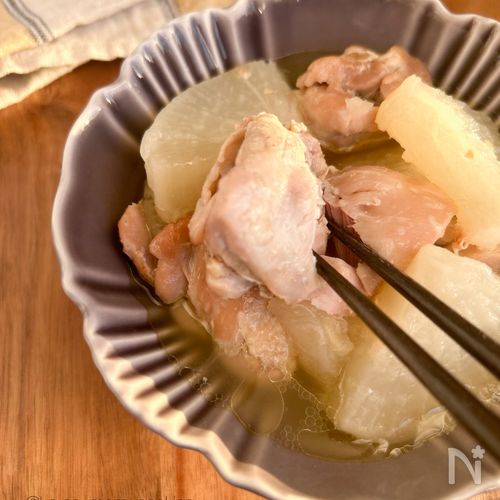 白だしでふろふき大根