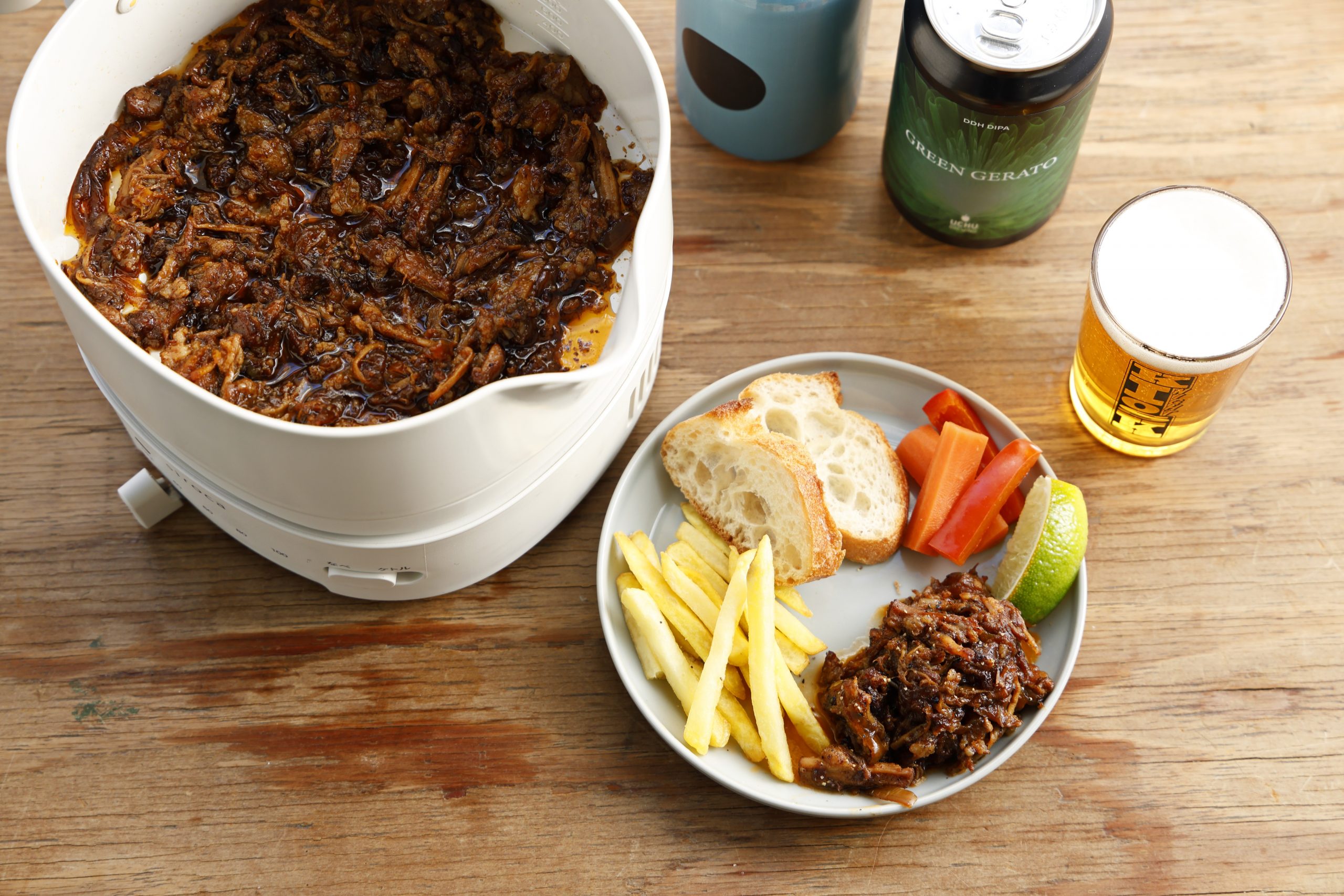 幸腹おうちじかん 「超」簡単！話題のプルドポークを炊飯器で再現！美味ごはん