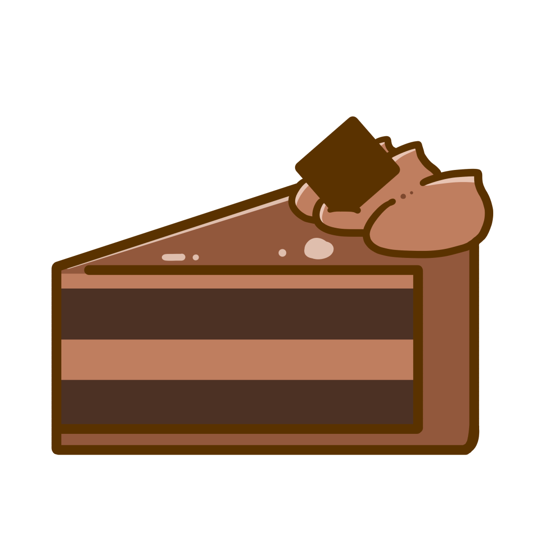 無料イラストチョコレートケーキパブリックドメインQ：著作権フリー画像素材集