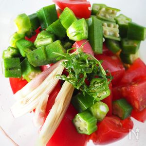 基本からアレンジまで！思わずつくりたくなる「オクラ キュウリ トマト 大葉」のレシピ集クックパッド