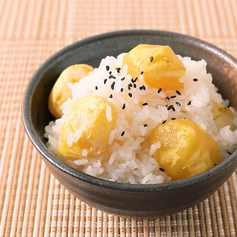 甘栗を使った栗ご飯 by kumono☆クックパッド簡単おいしいみんなのレシピが392万品