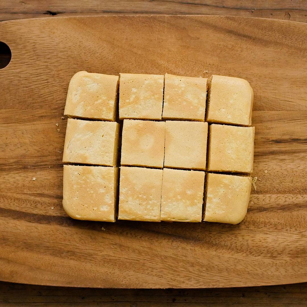 米粉のバームクーヘン 卵焼きフライパンで簡単！- 米粉おやつLabo