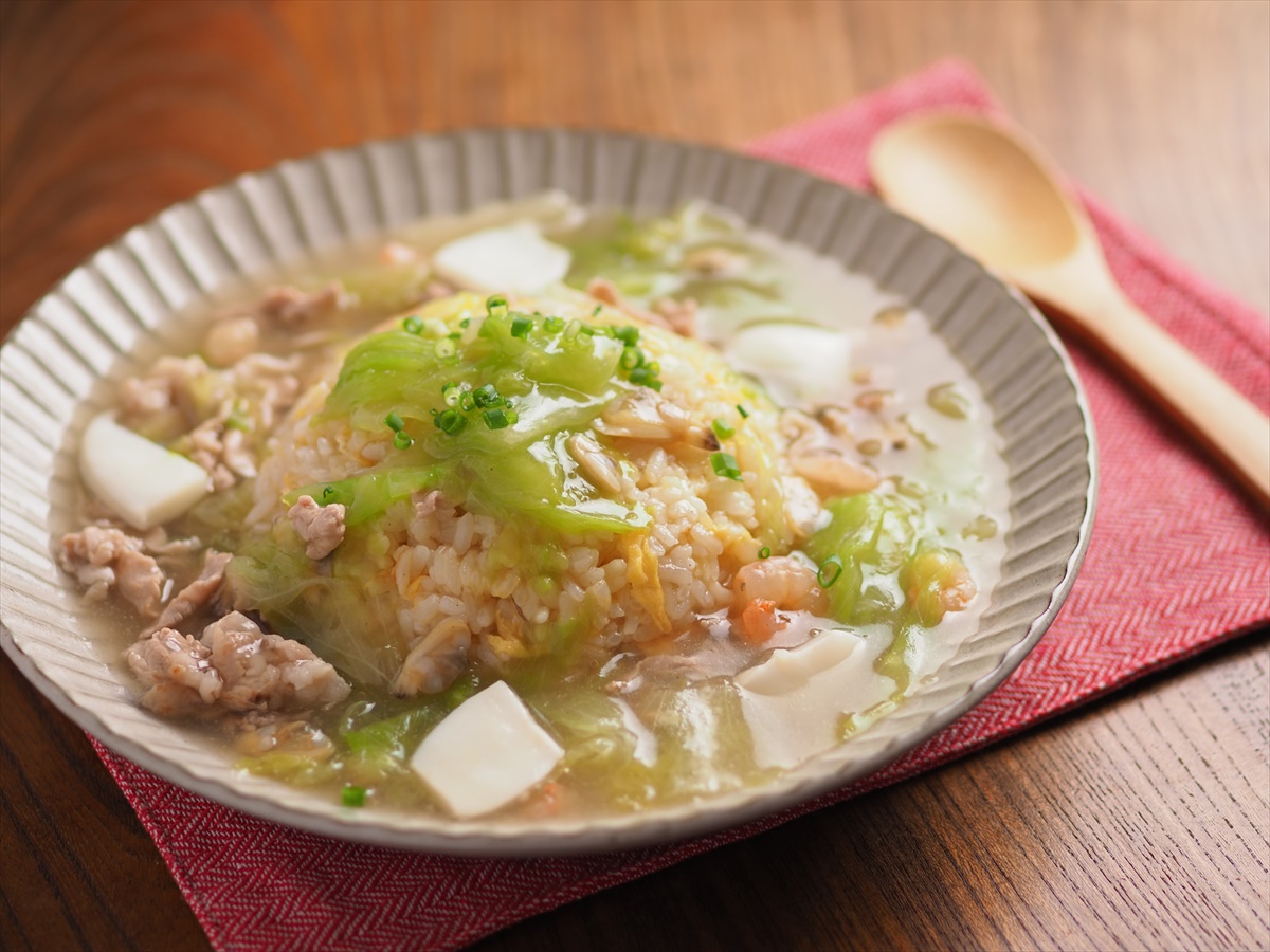 秋の一汁一菜献立レシピ 3木曜日「海鮮あんかけ丼 他」東京ガス ウチコト