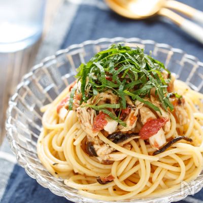 シンプル！塩コショウのパスタ