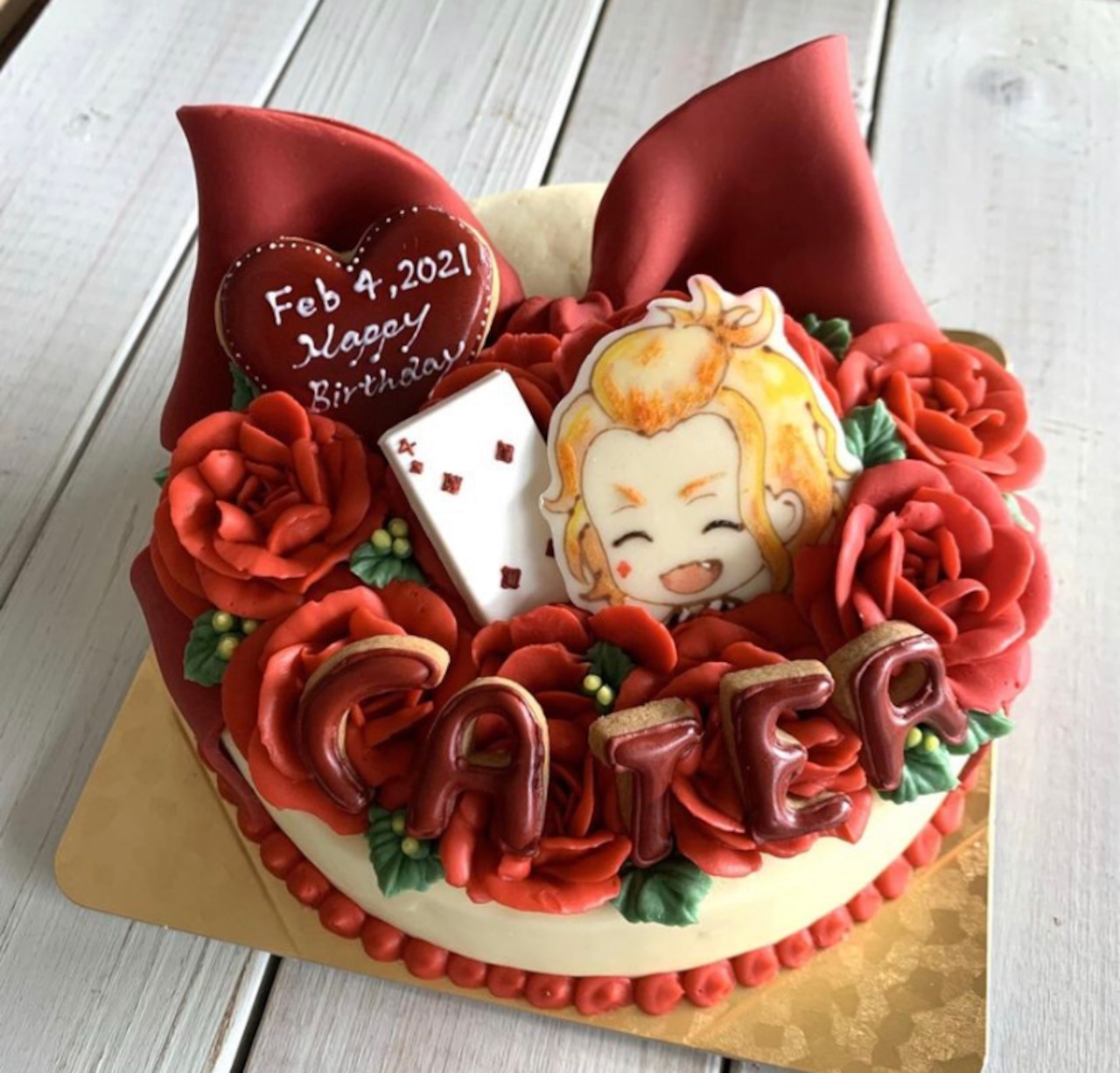 オーダーリボンケーキ 4号 誕生日ケーキのご注文です🎂 全体をくすみピンクと淡いくすみピンクの 2色でおまとめ🎀 リボンは黒をご希望🖤誕生日おめでとう 誕生日 誕生日プレゼント 特別な日 オーダーケーキ イメージケーキ リボンケーキセンイルケーキ韓国ケーキ