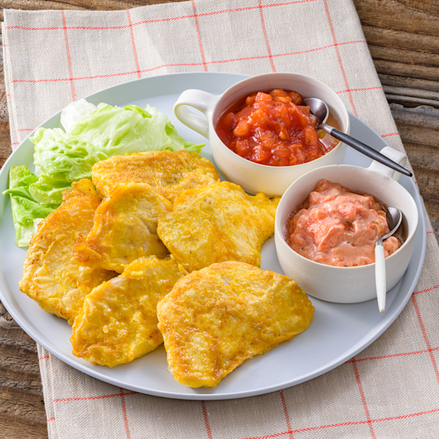 トマトソースが美味しい！ スズキのムニエル