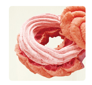 ミスタードーナツの「ストロベリーカスタードフレンチ」と「エンゼルフレンチ」 - 写真日記