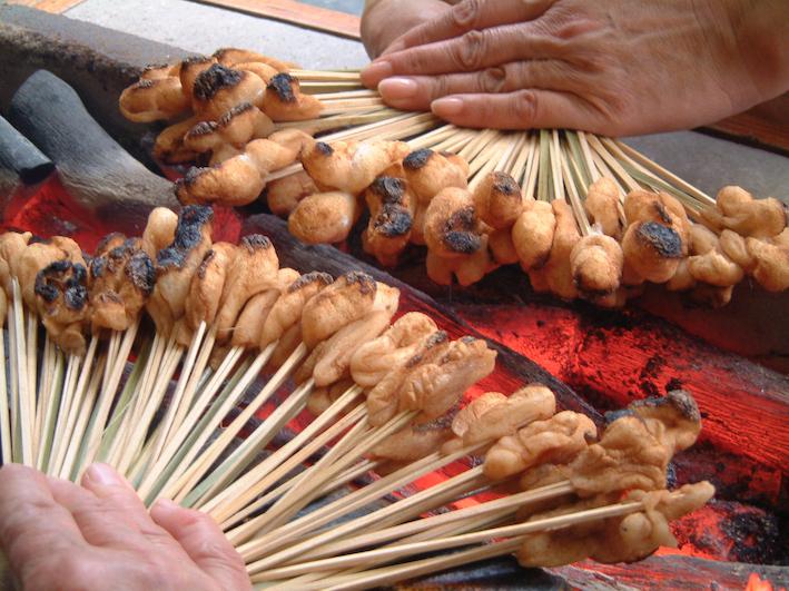 一和」のあぶり餅京のとろみ京都知新MBS 毎日放送