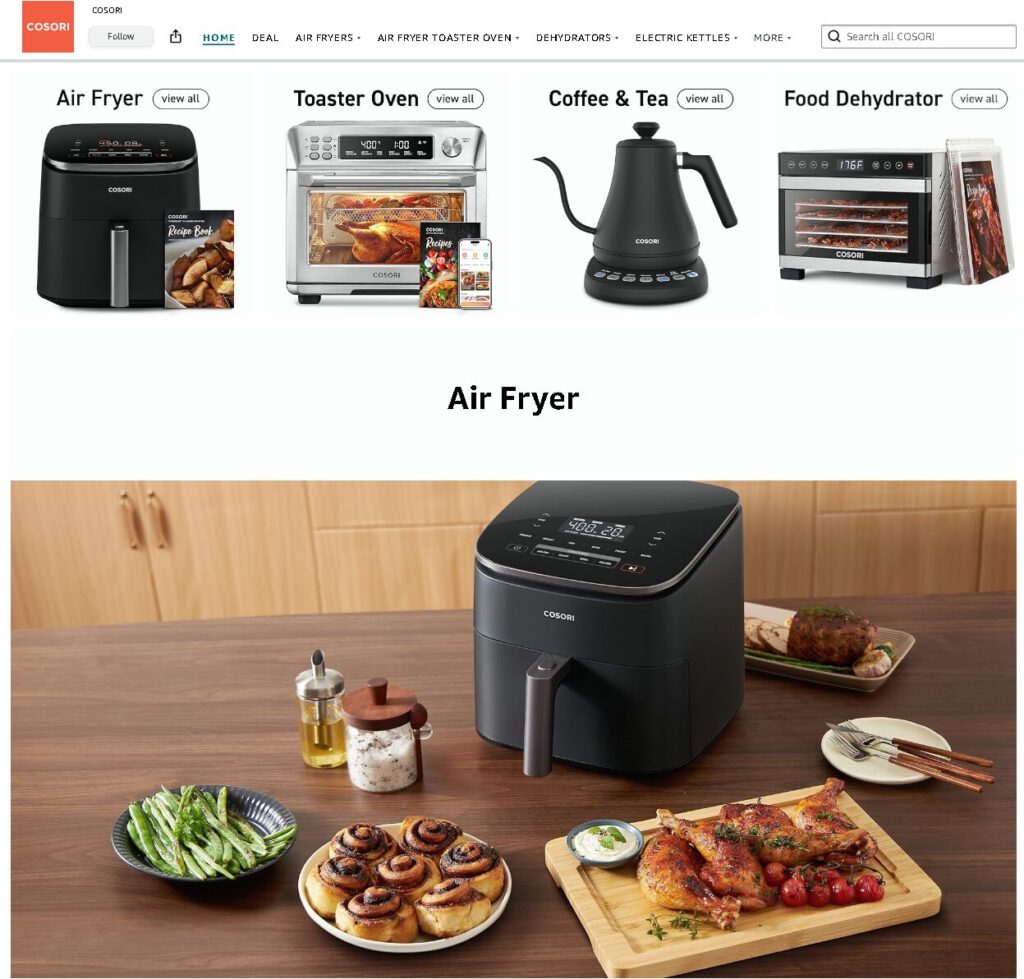 エアフライヤー、家庭用スマートエアフライヤー、4.5L オイルフリーエアフライヤー 110V-220V 多