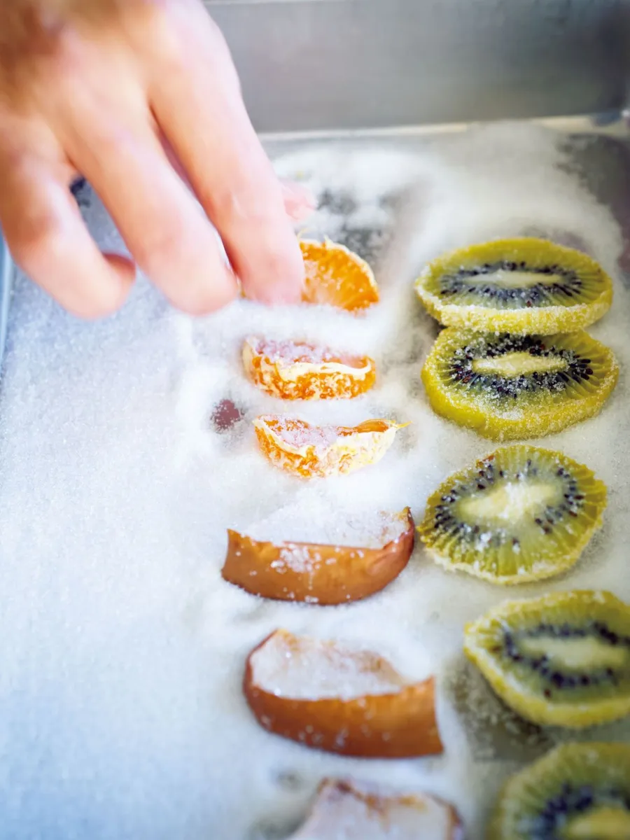 簡単 レンジでキウイのセミドライフルーツ