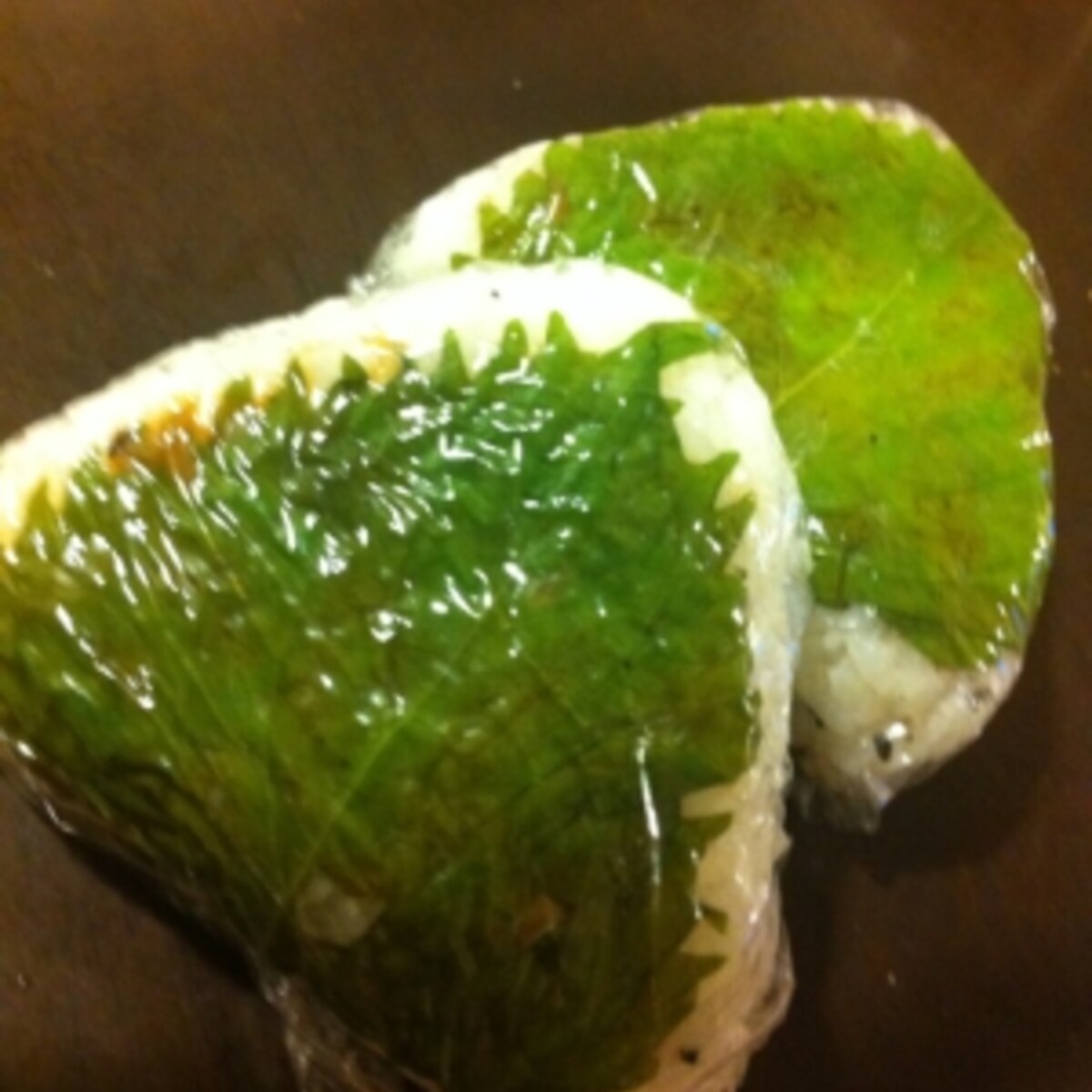 大葉の香りが爽やか〜♫大葉味噌の焼きおにぎり