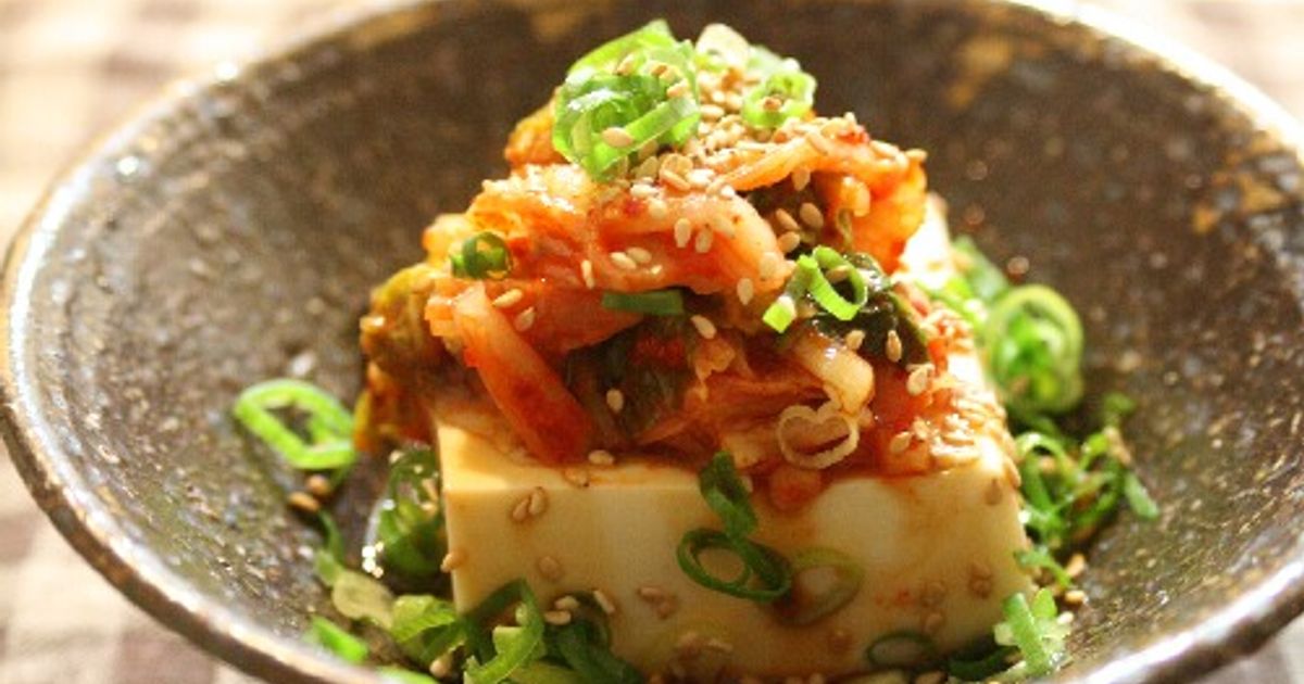 キムチ豆腐の卵とじクラシル