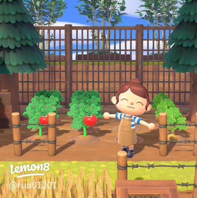 あつ森 新家具で作られた田舎の野菜畑レイアウトが良い感じな件! - あつ森まとめ速報