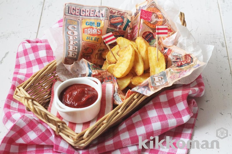 基本の揚げないフライドポテト